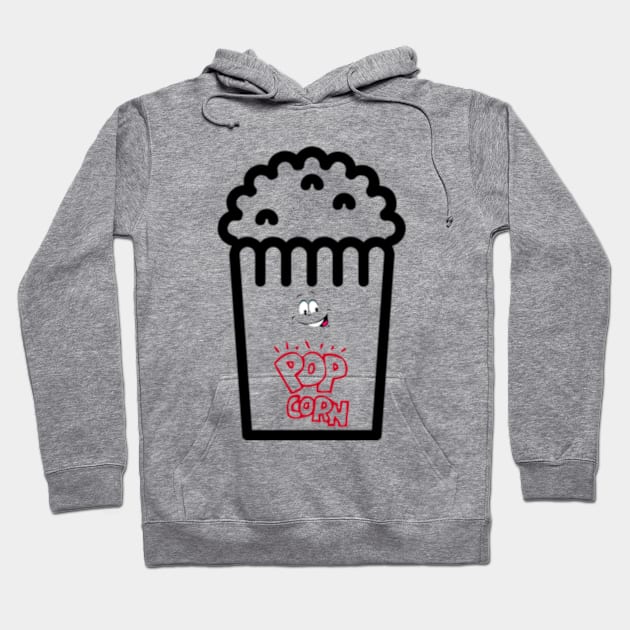 Popcorn,Lover Heartbeat,Gift Popcorn. Hoodie by NOSTALGIA1'